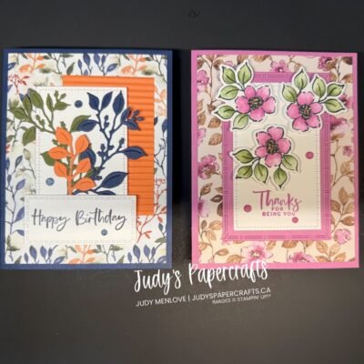 Floral Charm Cards